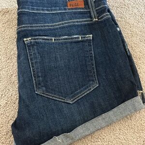 PAIGE Women's Cuffed Denim Shorts